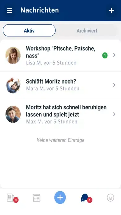 Tangkapan skrin Kita Eltern-App