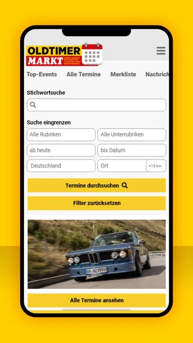 Tangkapan layar Oldtimer-Termine