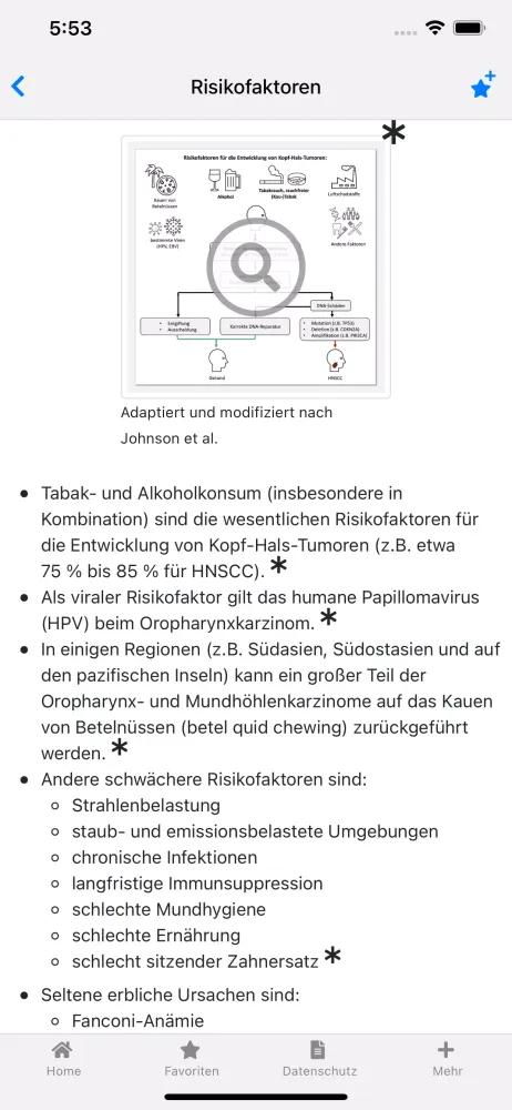 Kopf-Hals-Tumoren onkowissen Screenshots