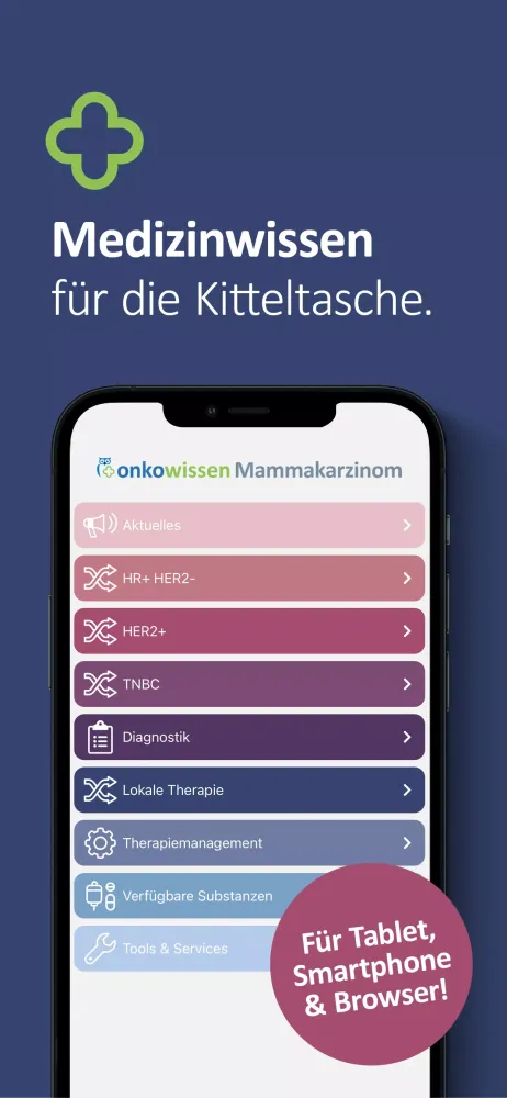 Mammakarzinom onkowissen Screenshots