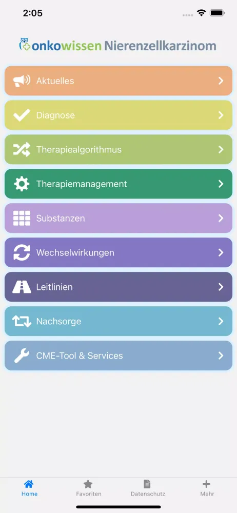 Nierenzellkarzinom onkowissen Screenshots