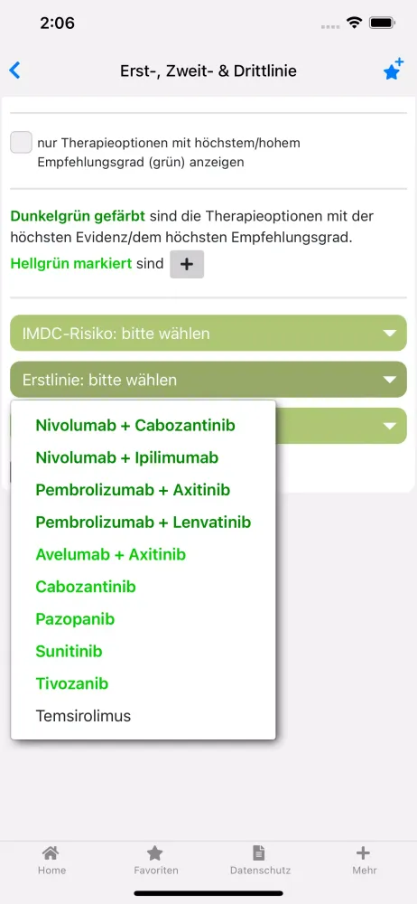 Nierenzellkarzinom onkowissen Screenshots