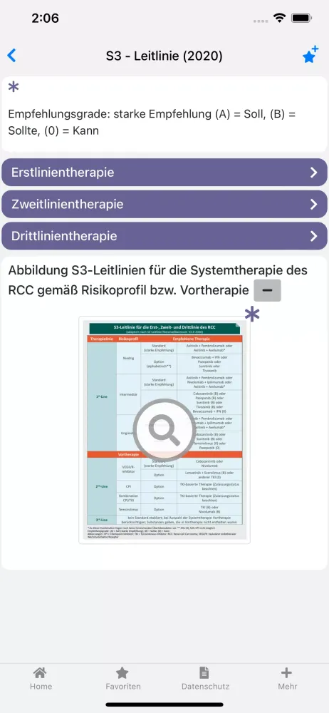 Nierenzellkarzinom onkowissen Screenshots