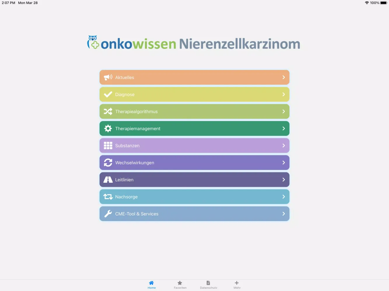 Nierenzellkarzinom onkowissen Screenshots