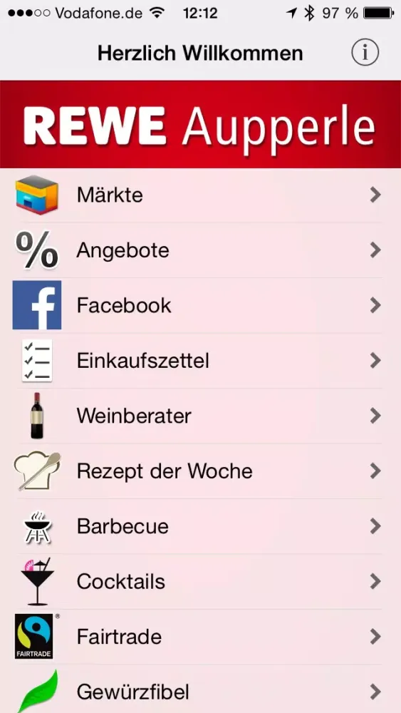 Zrzuty ekranu REWE Aupperle