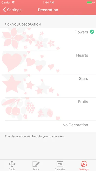 Contraceptive Patch Reminder Screenshots