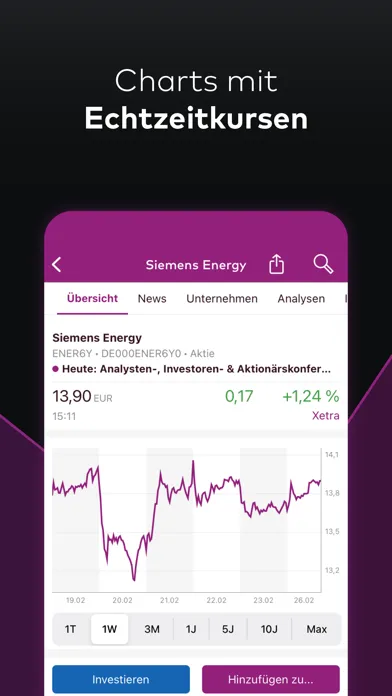 Capturas de tela do Aktien & Börse - onvista