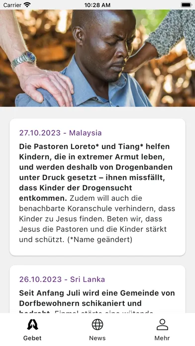 Zrzuty ekranu Open Doors Deutschland