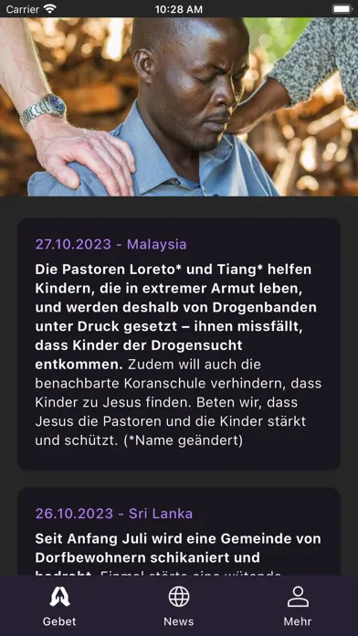 Zrzuty ekranu Open Doors Deutschland