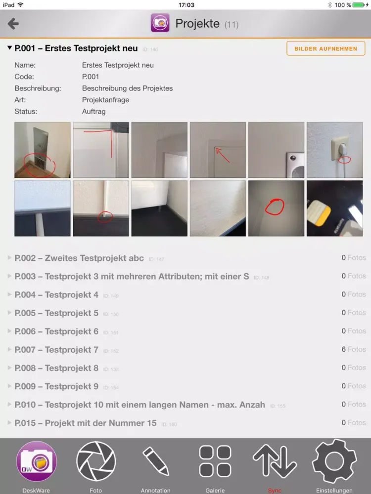 DeskWare iPad  स्क्रीनशॉट