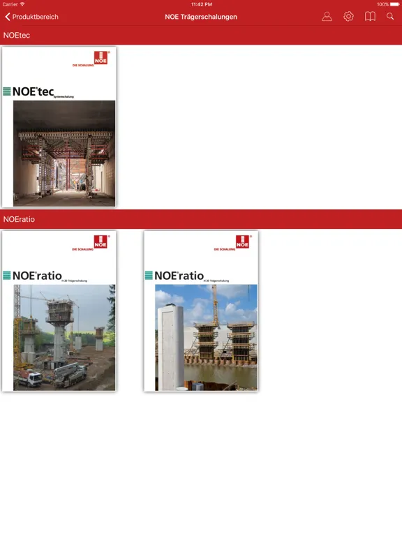 NOE App iPad  سکرین شاٹس