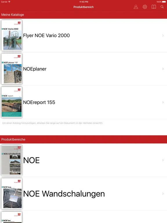 NOE App iPad  سکرین شاٹس