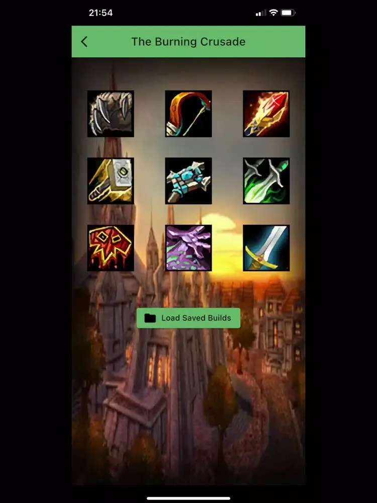 Zrzuty ekranu Legacy WoW Talent Calculator iPad 