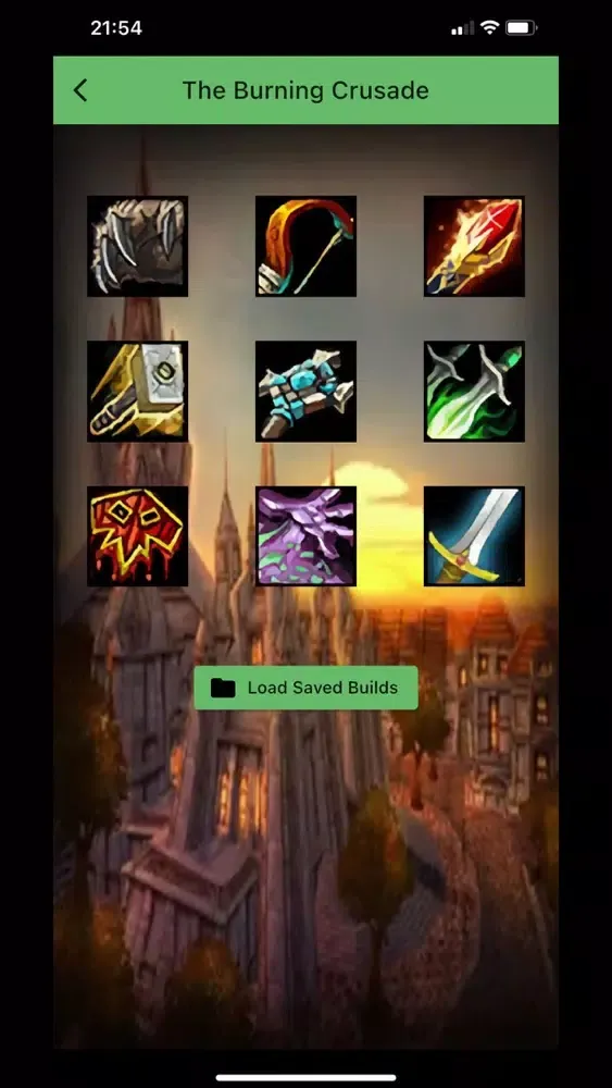 Zrzuty ekranu Legacy WoW Talent Calculator