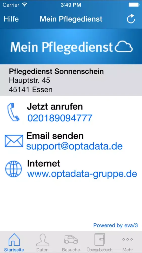 Mein Pflegedienst应用截图