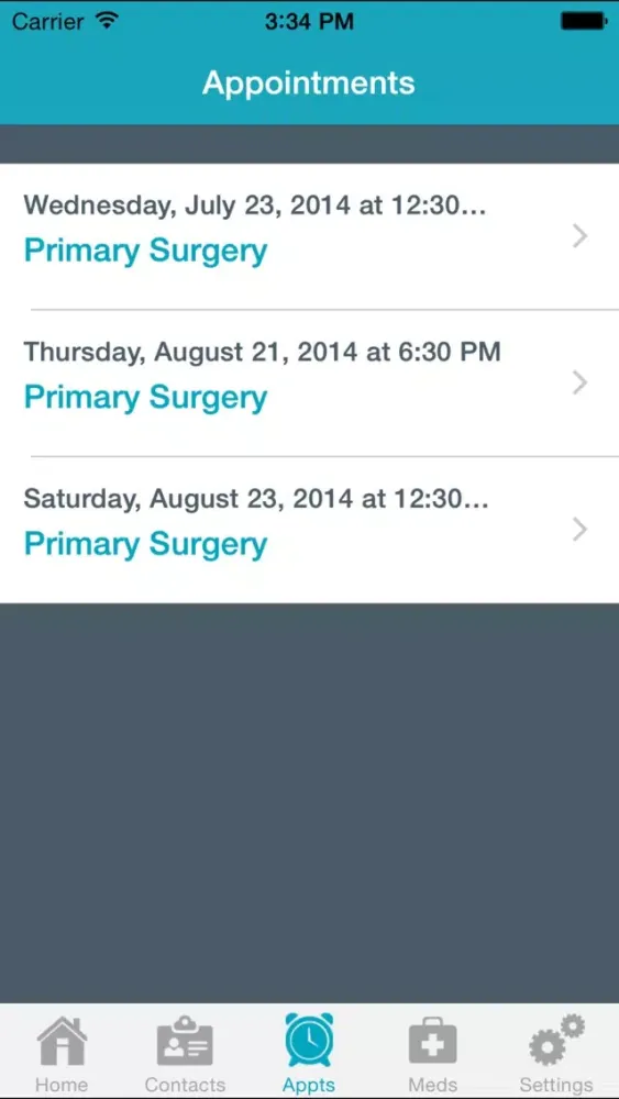 London Vision Clinic Screenshots