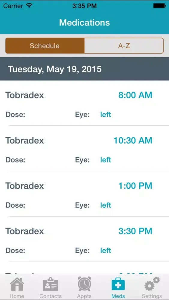 London Vision Clinic Screenshots