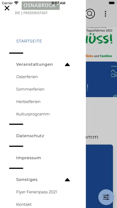 Zrzuty ekranu Ferienpass Osnabrück