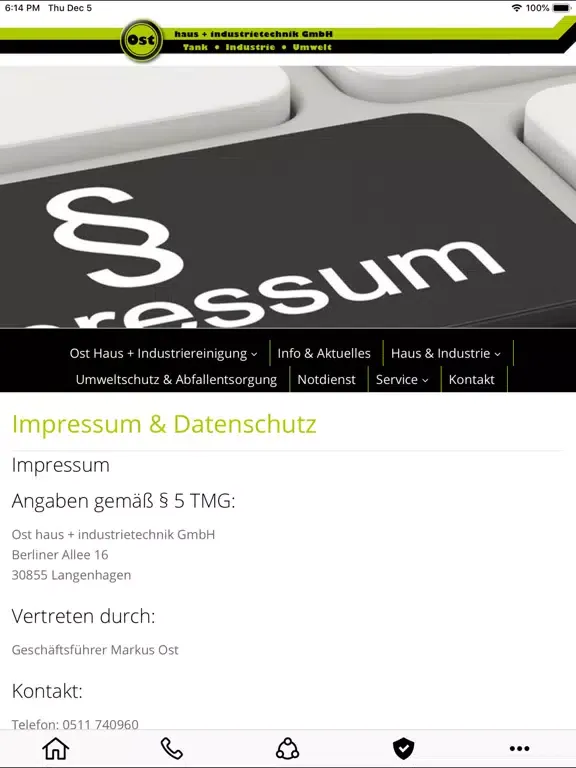 Ost haus + industrietechnik iPad  سکرین شاٹس