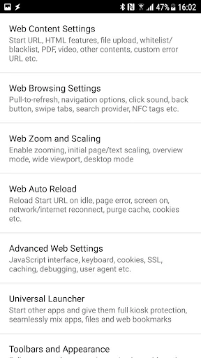 Fully Kiosk Browser & Lockdown سکرین شاٹس