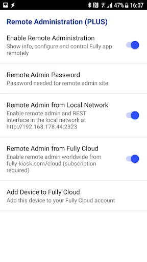 Fully Kiosk Browser & Lockdown سکرین شاٹس