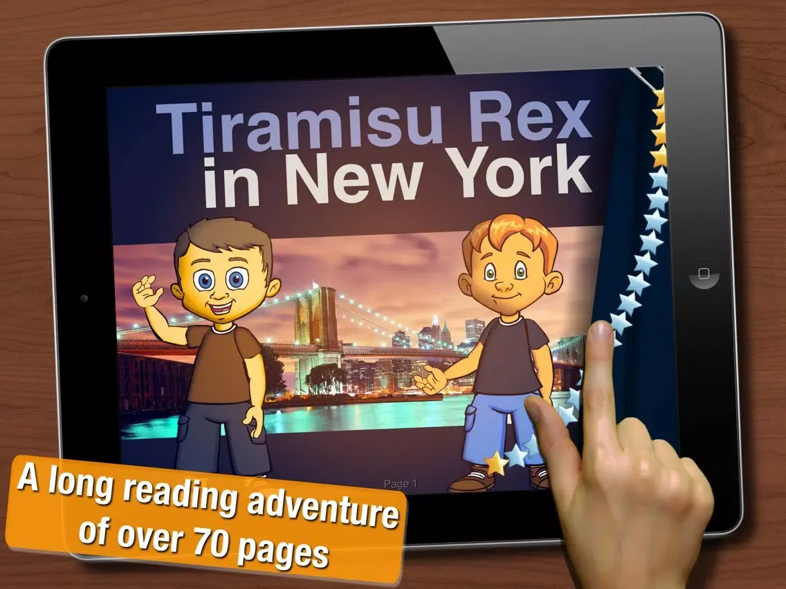 Reading Motivation: Tiramisu Rex in New York iPad 应用截图