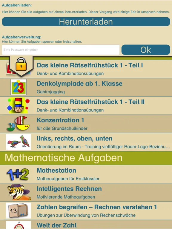LÜK Schul-App 1. Klasse iPad 应用截图