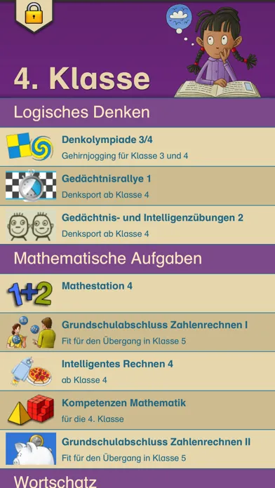 Ảnh chụp màn hình của LÜK Schul-App 4. Klasse