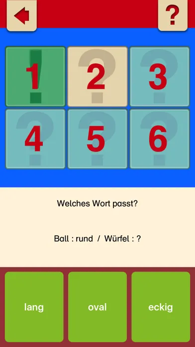 Ảnh chụp màn hình của LÜK Schul-App 4. Klasse