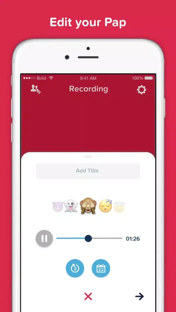 Paptide - Voice Messenger应用截图