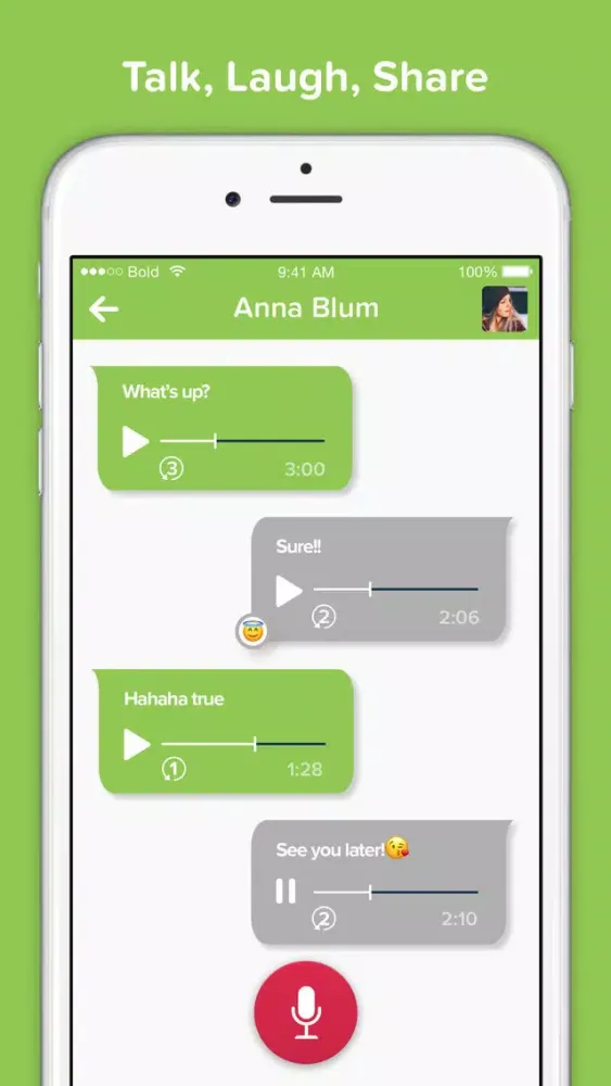 Paptide - Voice Messenger应用截图