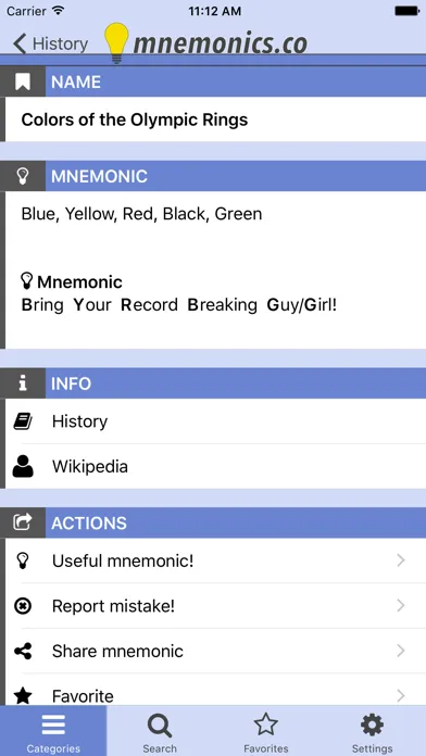 mnemonics.co - Memorize it!應用截圖
