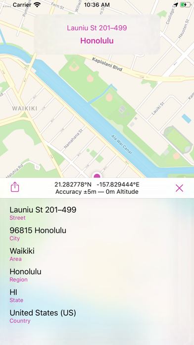 Captures d'écran de Localizer - Where am I