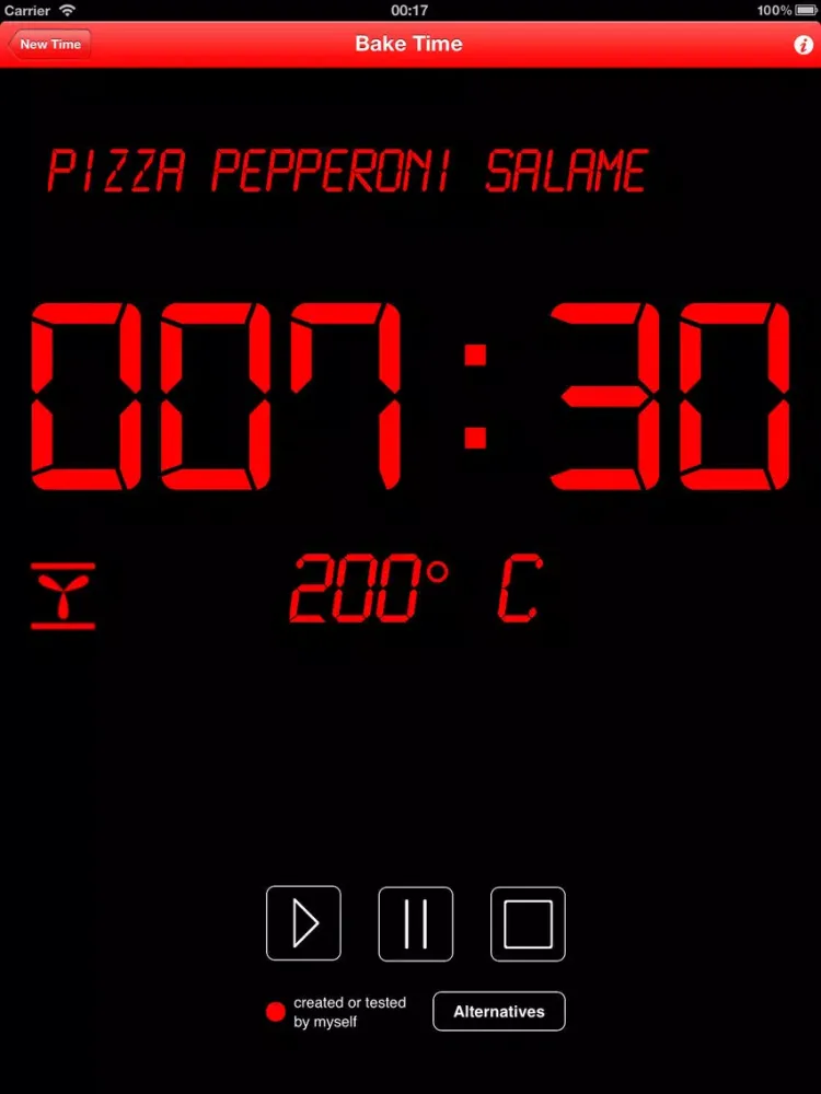 Cook Time iPad  스크린샷
