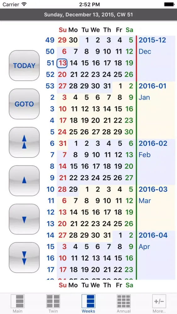 Captures d'écran de Flowing Calendar PRO