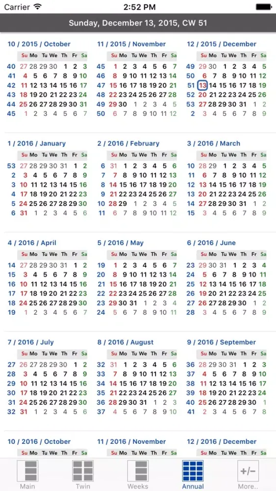 Captures d'écran de Flowing Calendar PRO