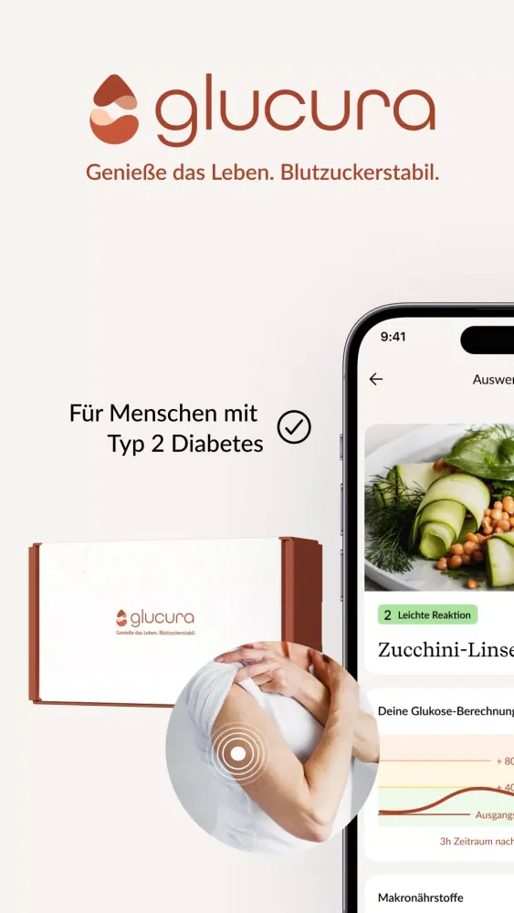 glucura: Typ 2 Diabetes Coach 스크린샷