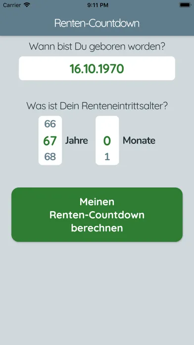 Countdown zur Rente Screenshots