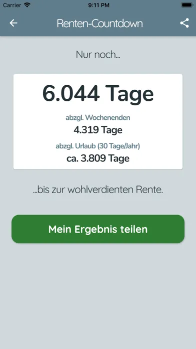 Countdown zur Rente Screenshots
