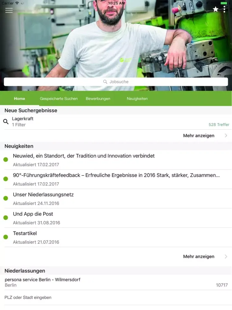 persona service - Jobbörse iPad 应用截图