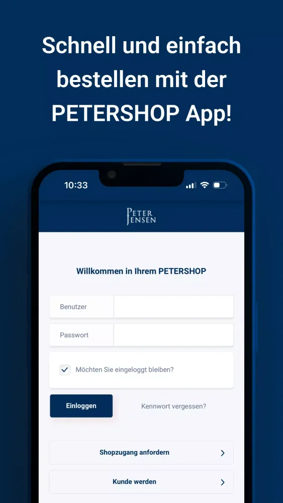 Zrzuty ekranu PETERSHOP