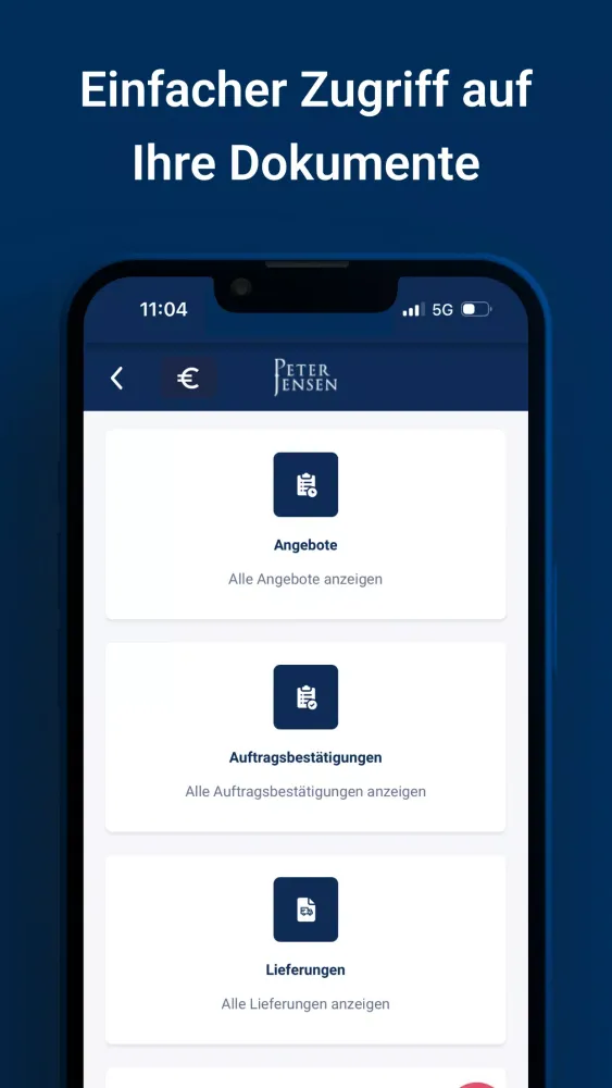 Zrzuty ekranu PETERSHOP