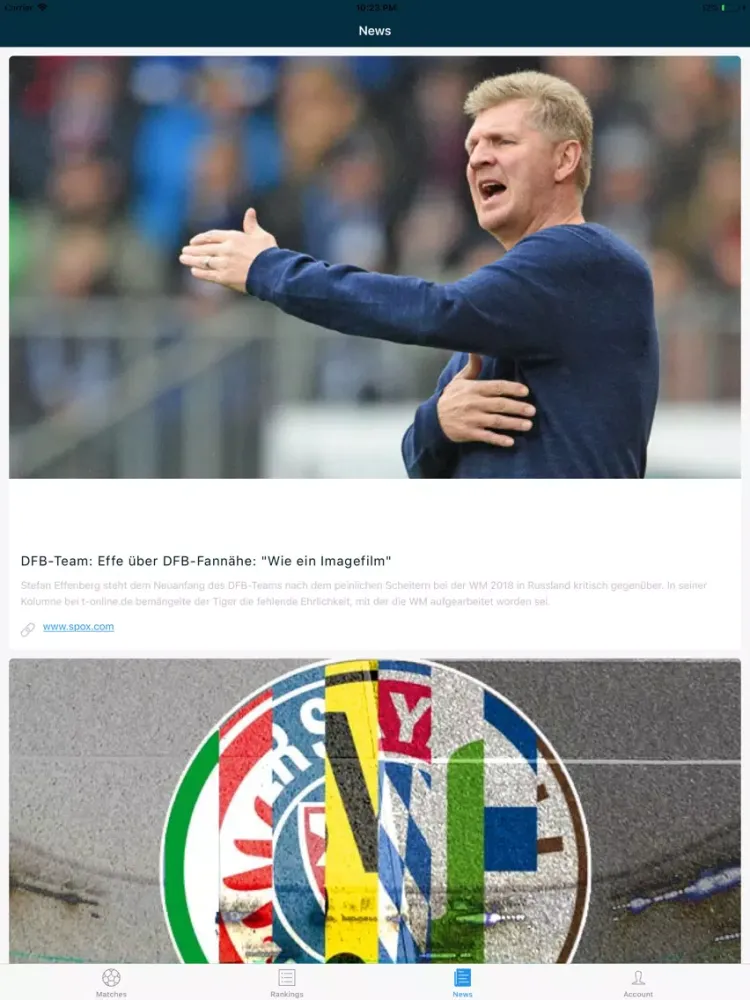 tiponme – Fussball Tippspiel iPad 應用截圖