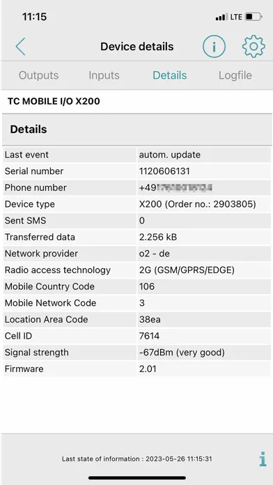 Zrzuty ekranu TC Mobile I/O