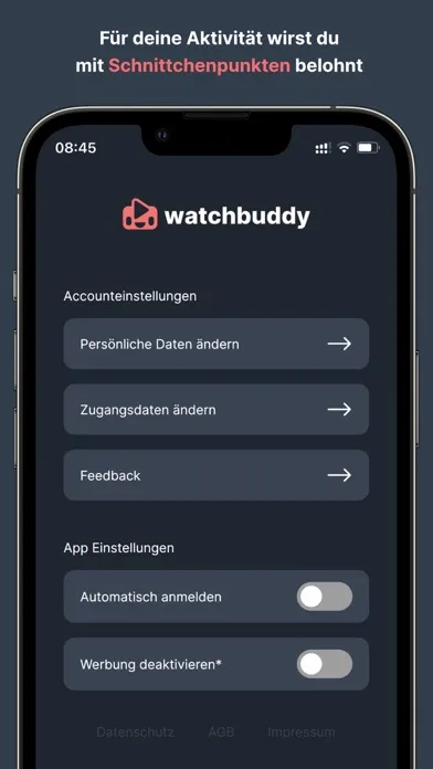Tangkapan skrin watchbuddy
