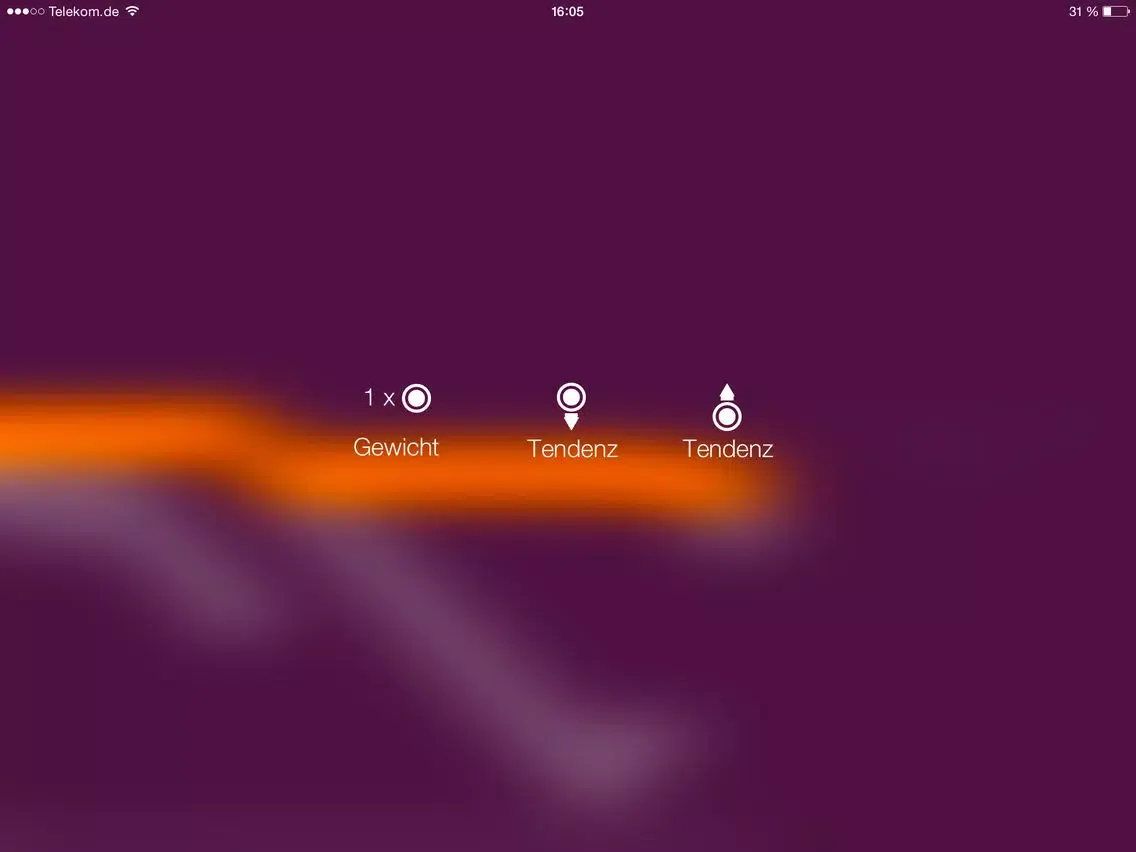 Captures d'écran de Weight-Trend iPad 