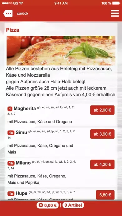 Pizza Profi Italiano Lünen Screenshots