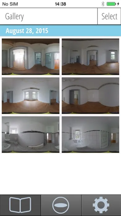 ภาพหน้าจอของ RICOH THETA HDR