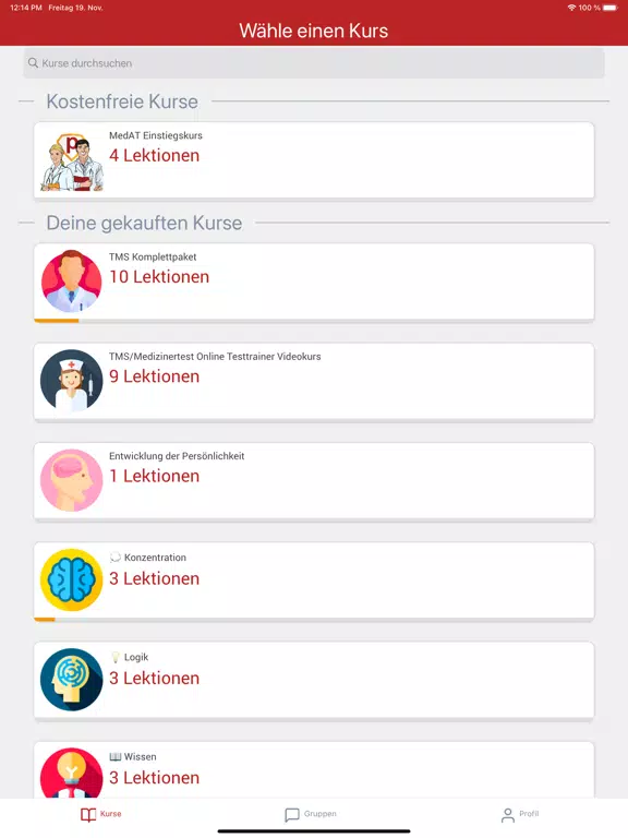 TMS Vorbereitung iPad 应用截图