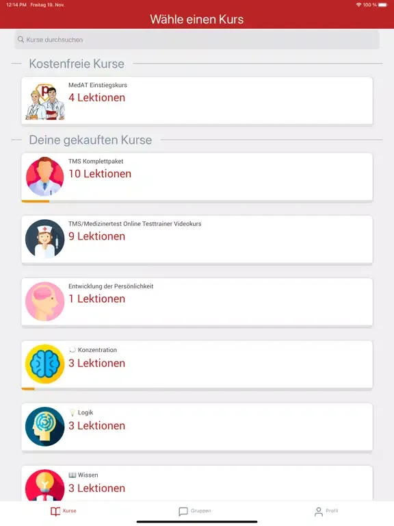 TMS Vorbereitung iPad 应用截图